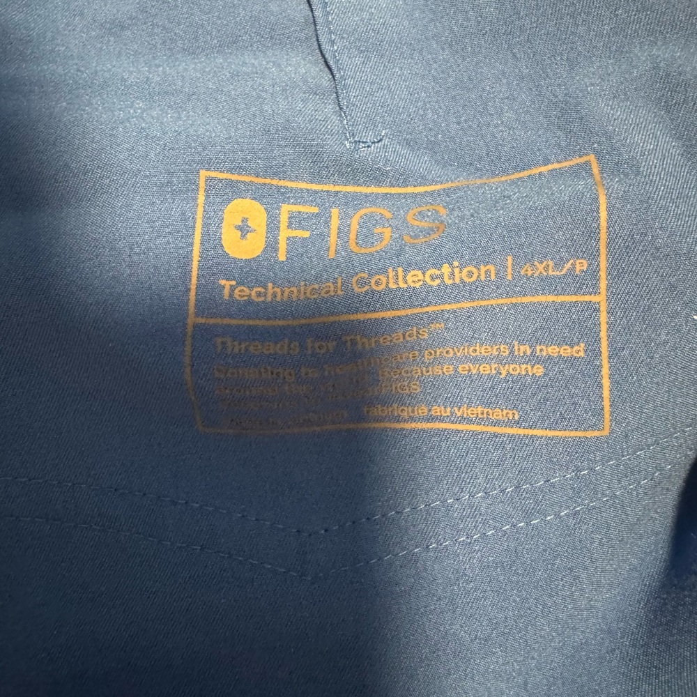 Royal Blue FIGS Technical Collection Scrub Pants